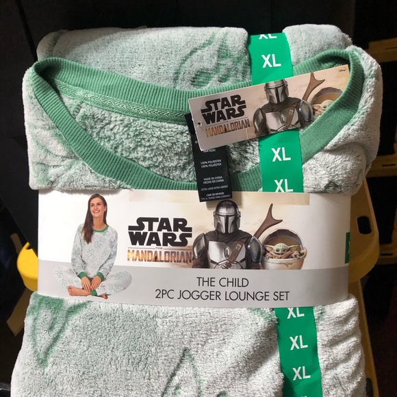 Women 2-pieces jogger Green lounge‎ set Starwars$ Mandalorian - Picture 3 of 5